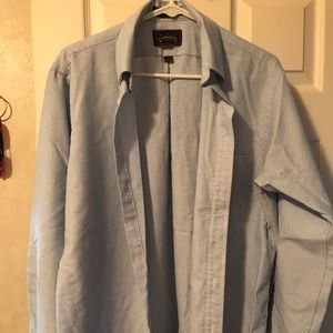 Mens Arrow Co. button down dress shirt light blue